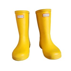 Hunter Kids Original Waterproof Rainboots, 12UK Yellow